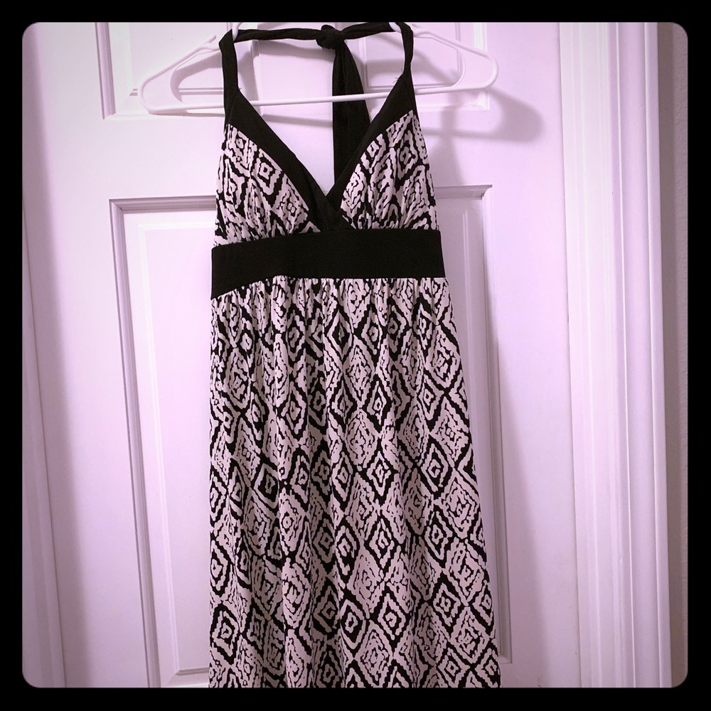 Black and white dress